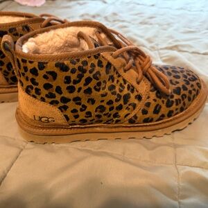 UGG Neumel Tan Shearling Lined Boots